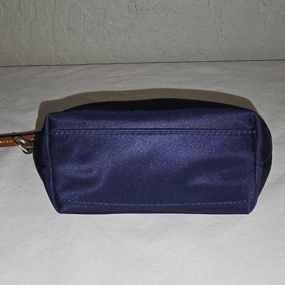 Dooney & Bourke Wayfarer Navy Blue Nylon Zip Cosmetic Bag / Coin Pouch FLAWLESS - Picture 9 of 10
